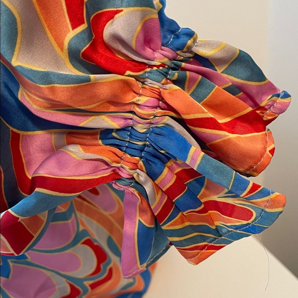 Karlie Multicolor Ruffled Blouse - Picture 7 of 7